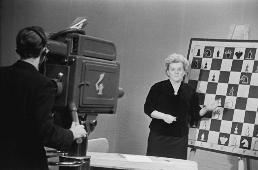 Запись телепередачи о шахматах
