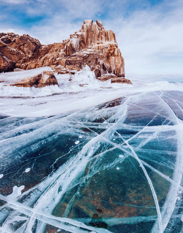 Байкал зимой (21 фотография)