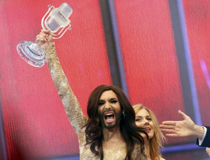 Кончита Вурст - победитель Евровидения 2014 (43 фото + 2 видео)