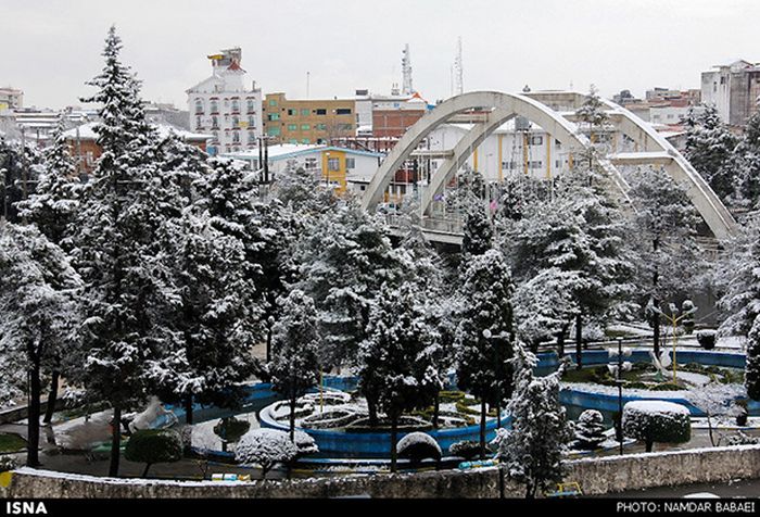 Сильнейший снегопад в Иране за последние 50 лет (45 фото)
