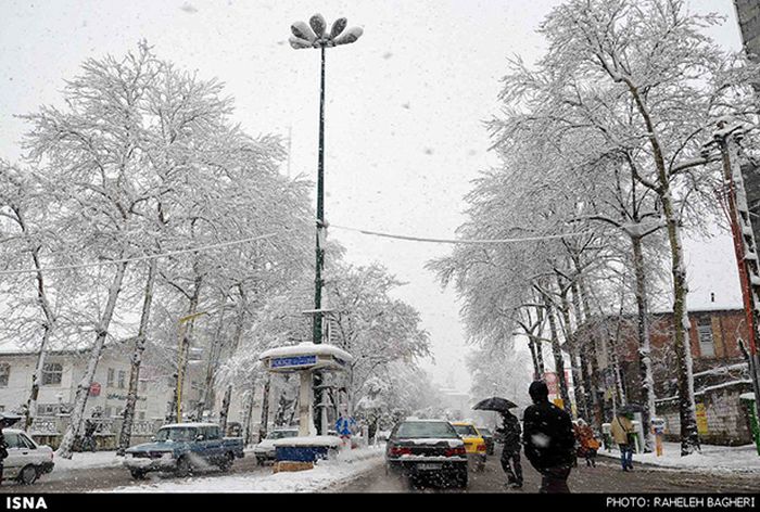 Сильнейший снегопад в Иране за последние 50 лет (45 фото)