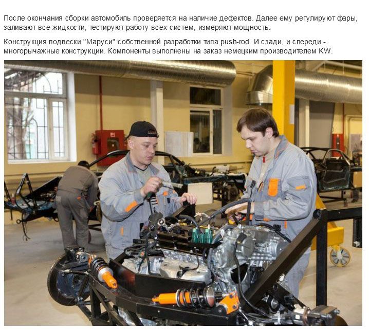 Производство российских суперкаров Marussia (41 фото)