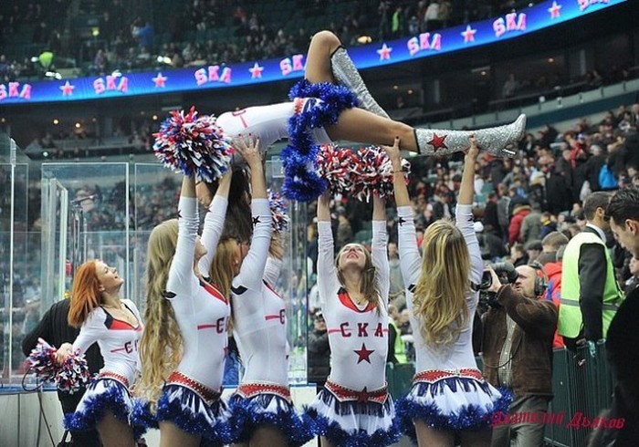 Девушки из КХЛ команда поддержки (46 фото)