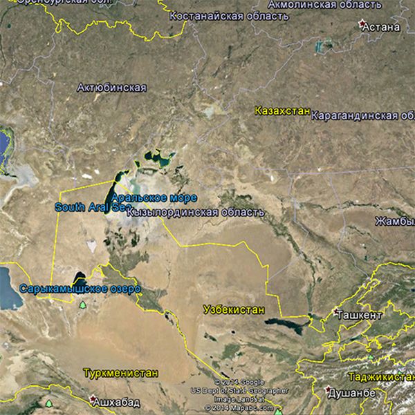 Сервис Google Earth и необычная координата на Байконуре (8 фото)