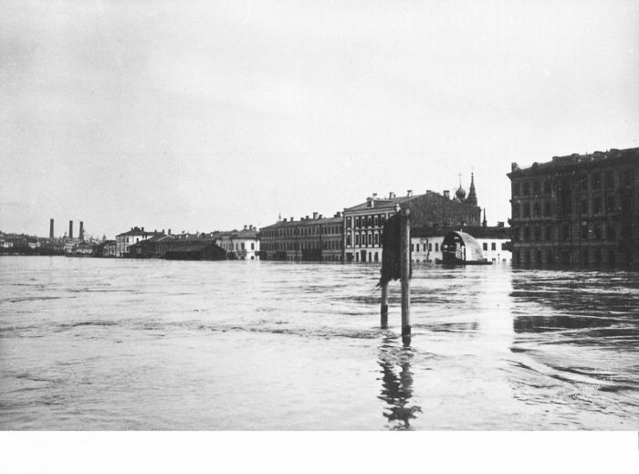 Сильное наводнение в Москве 1908-го года (48 фото)