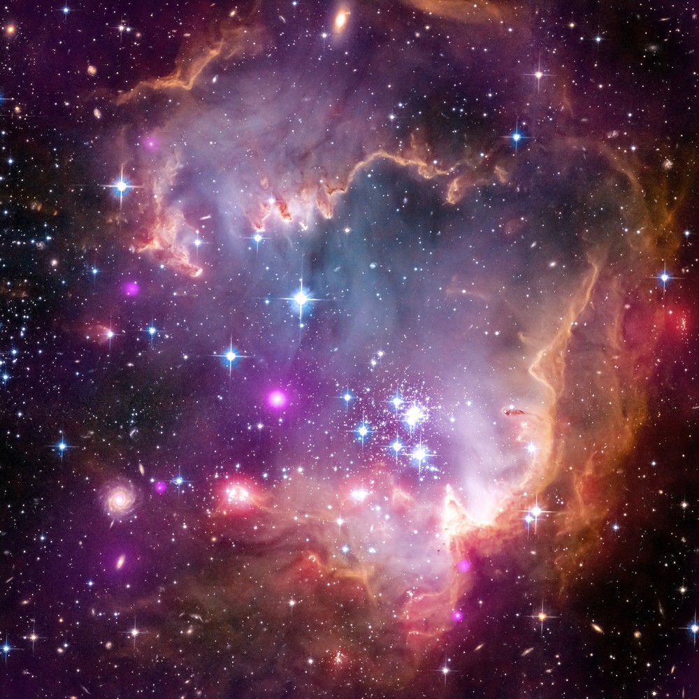 Малое Магелланово Облако, сфотографированное с Hubble в 2013 году.