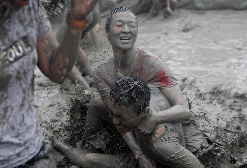 В Южной Корее, прошел фестиваль грязи.