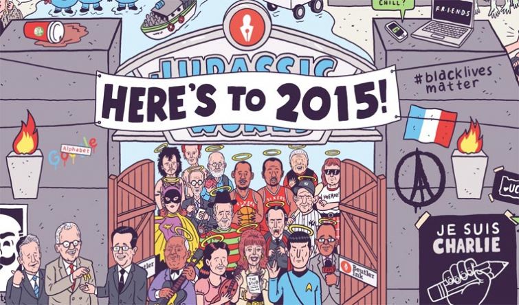 Here's to 2015!, весь 2015 в одной картинке