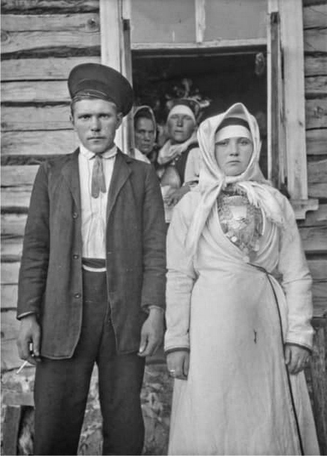Жених и невеста. Россия, 1910-е гг.