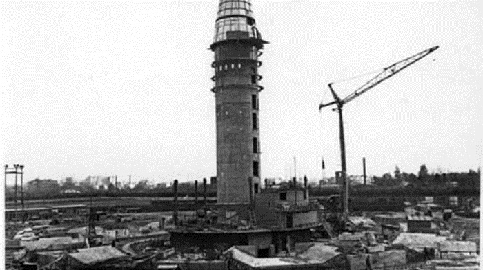 Исторические снимки строительства Останкинской телебашни. (26 фото)